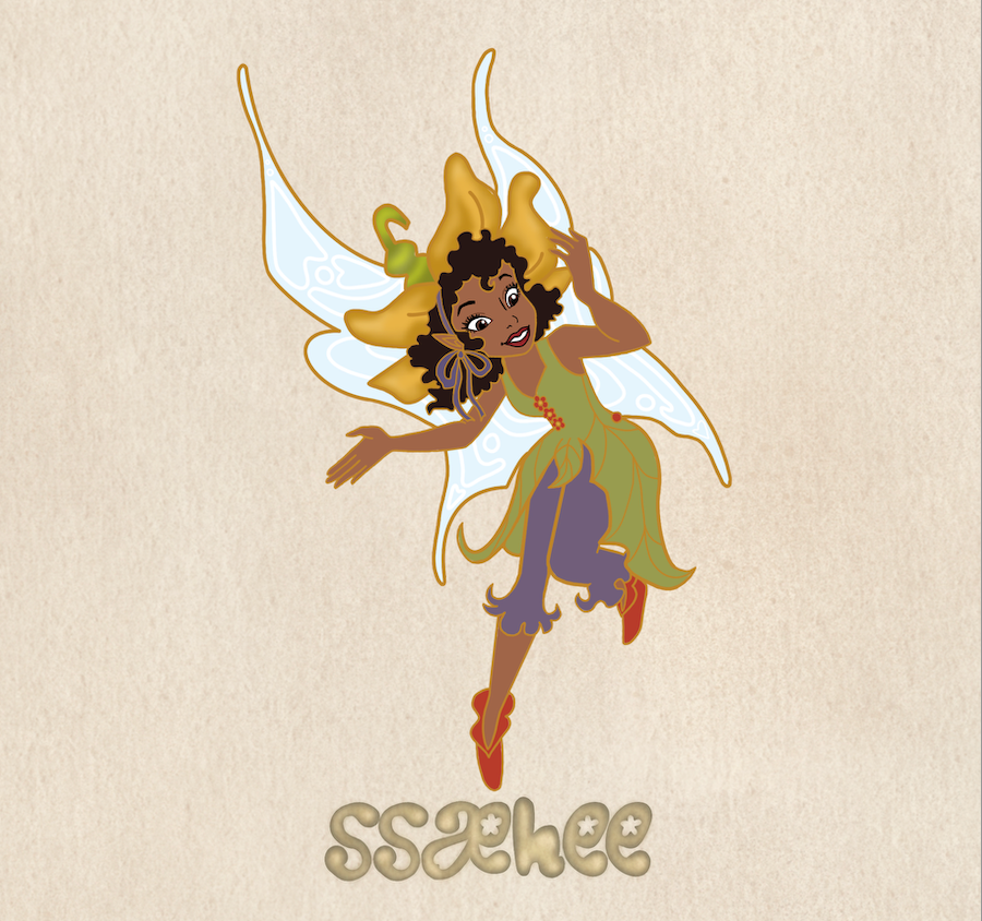 ssaehee's Lily fantasy pin design